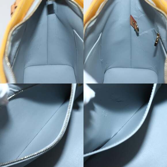LOUIS VUITTON Monogram Vernis Houston Hand Bag Gris M91053 - Picture 12 of 13